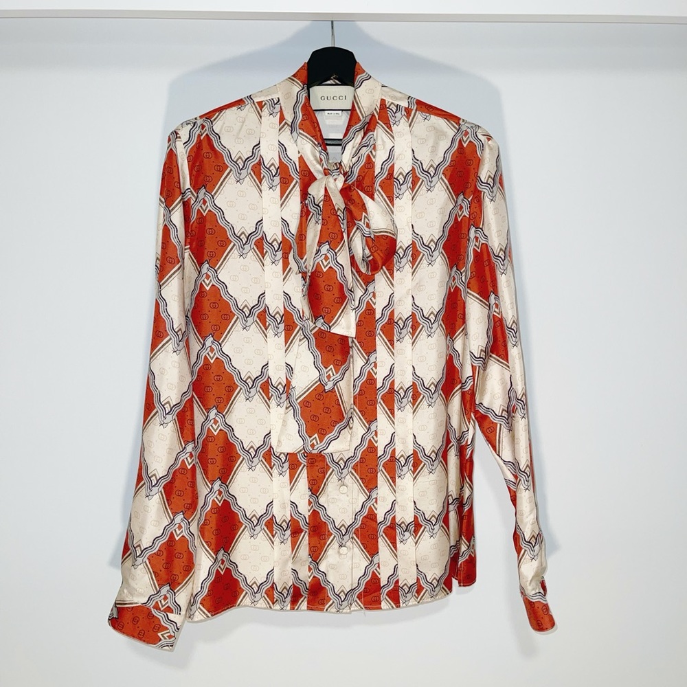 RARE Gucci Silk Blouse